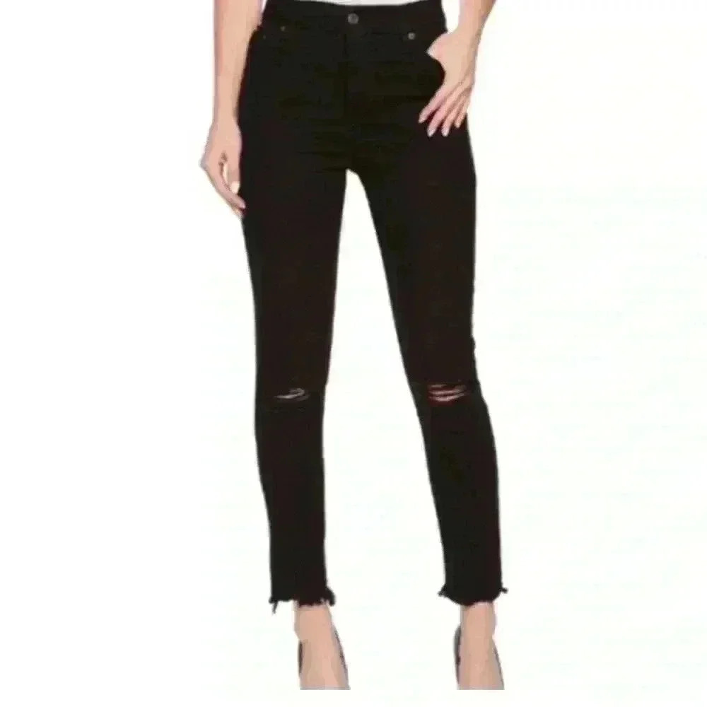 Black Levi's Wedgie Skinny Jeans size 32